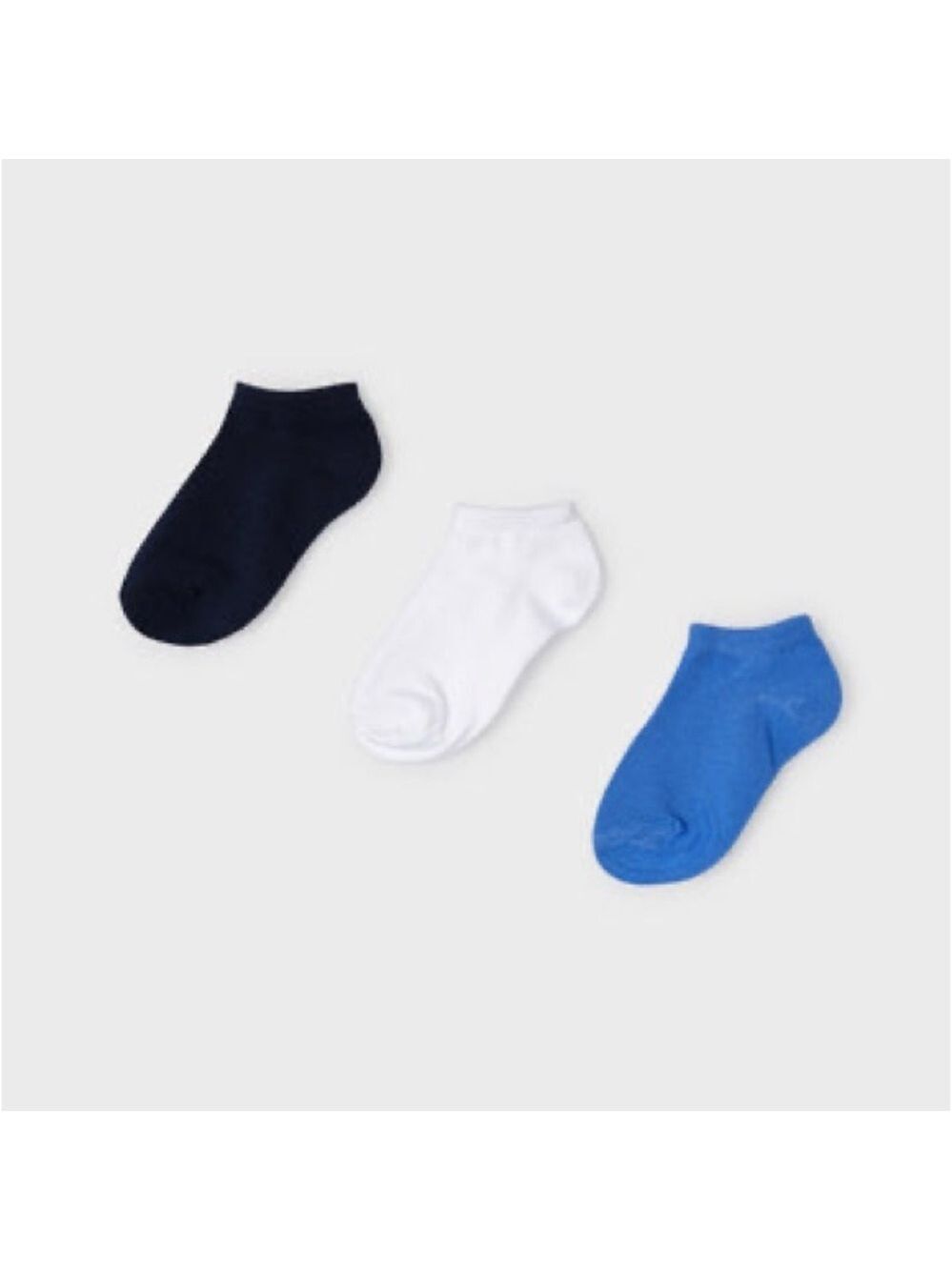 Size 4 kids Mayoral Kids Socks Set - Dark Blue, White, Sky Blue